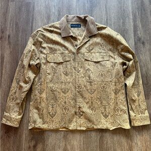 Abercrombie & Fitch Patterned Twill Shirt Jacket
